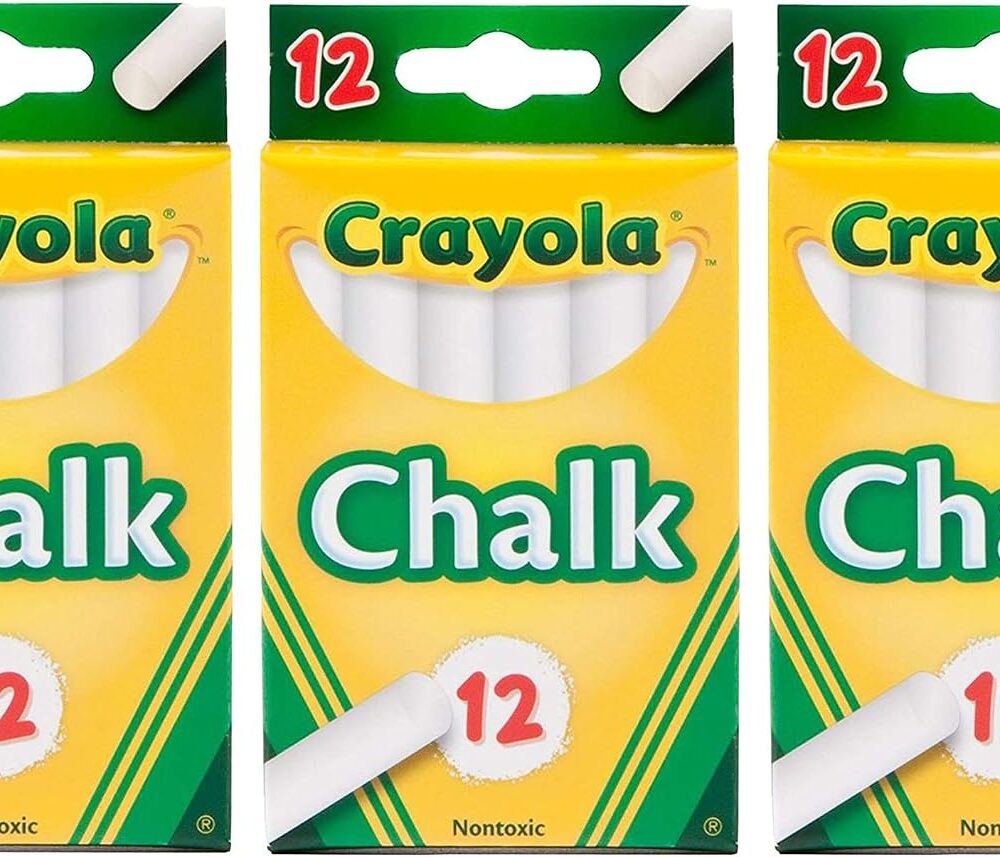 Crayola White Chalk 12 Ea (Pack Of 3)